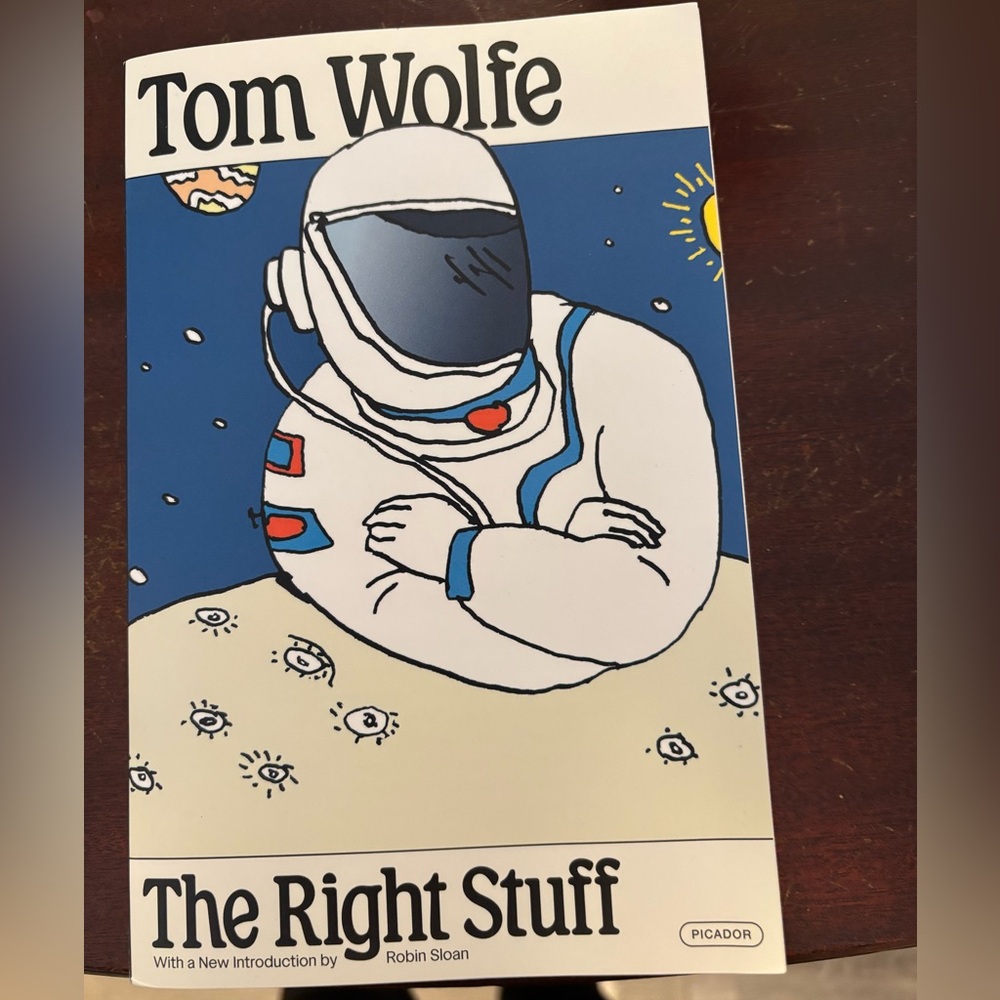 Tom Wolfe 'The Right Stuff' Art Print